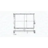 MAGNETI MARELLI 350213176800 Radiador, refrigeración del motor