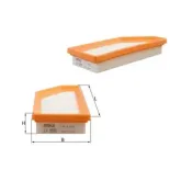 MAHLE LX5595 Filtro de aire