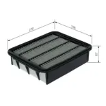 BOSCH F026400740 Filtro de aire
