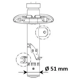 KYB 3338015 Amortiguador