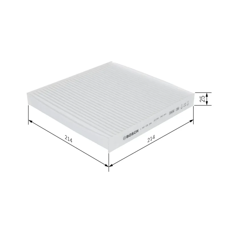 BOSCH 1987432299 Filtro, aire habitáculo