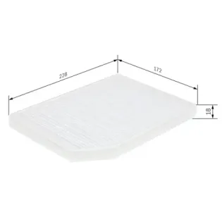 BOSCH 1987432027 Filtro, aire habitáculo
