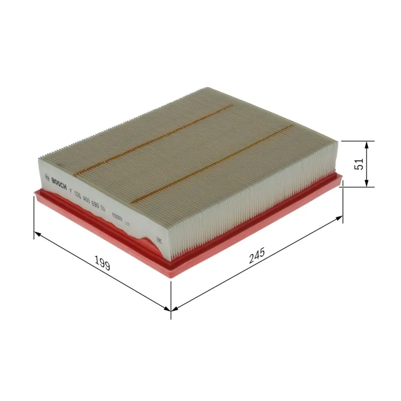 BOSCH F026400690 Filtro de aire