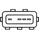 HELLA 8ET009142201 Medidor masa y volumen de aire