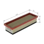 BOSCH F026400036 Filtro de aire