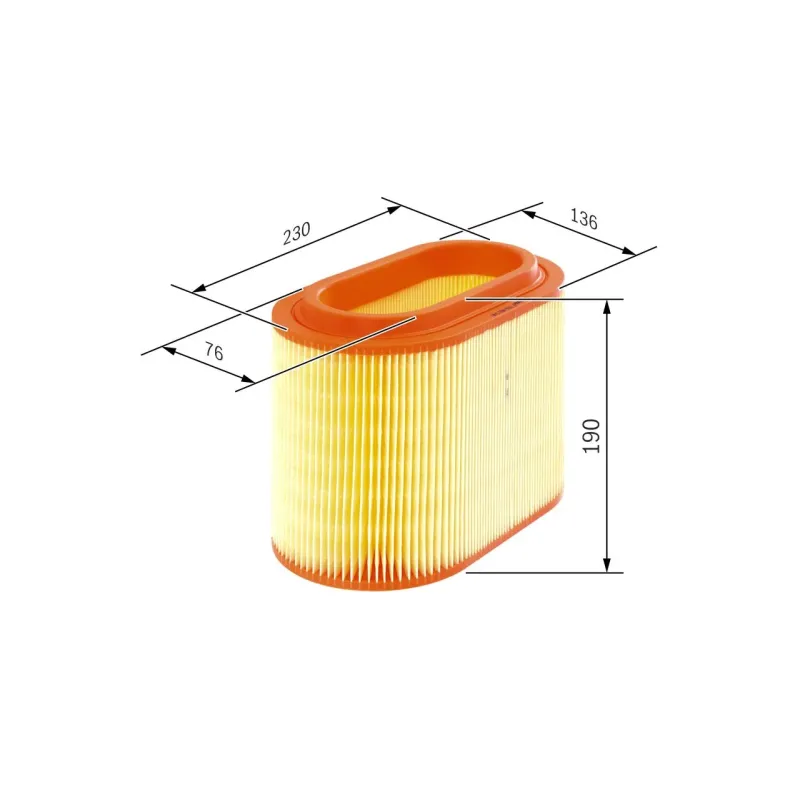 BOSCH F026400046 Filtro de aire