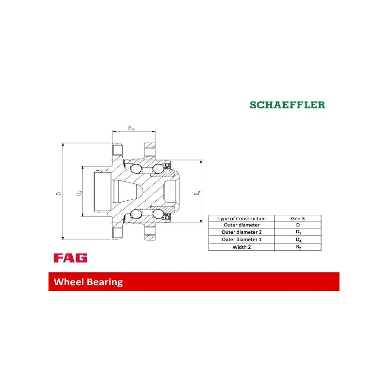 Schaeffler FAG 713661010 Juego de cojinete de rueda