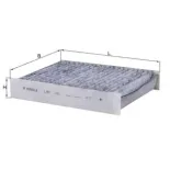 MAHLE LAK141 Filtro, aire habitáculo