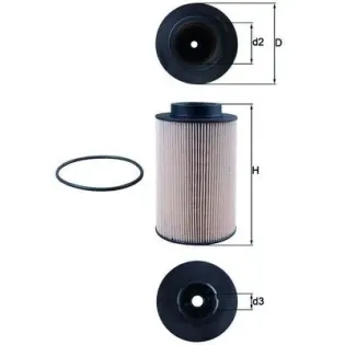 MAHLE KX191/1D Filtro combustible