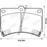 JURID 572145J Juego de pastillas de freno