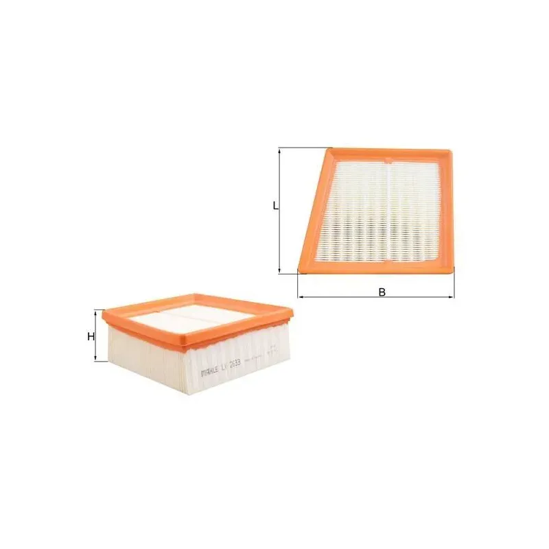 MAHLE LX2633 Filtro de aire