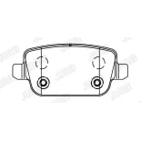 JURID 573263J Juego de pastillas de freno