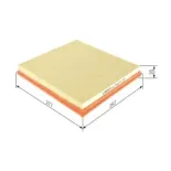 BOSCH F026400236 Filtro de aire
