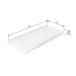 BOSCH 1987432006 Filtro, aire habitáculo