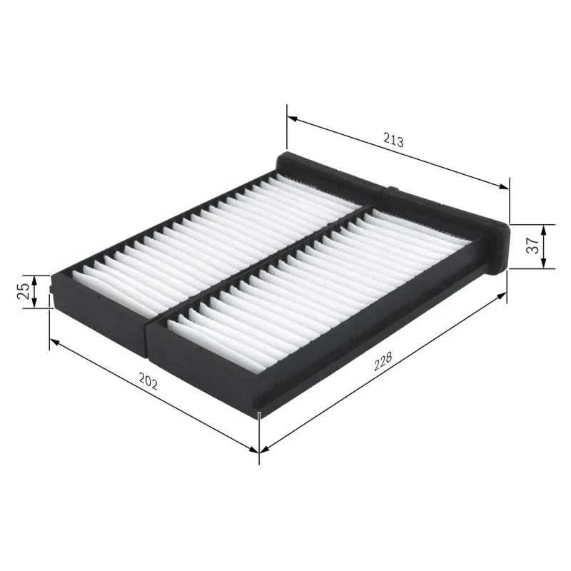 BOSCH 1987432086 Filtro, aire habitáculo