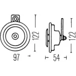 HELLA 3AL908571-031 Bocina