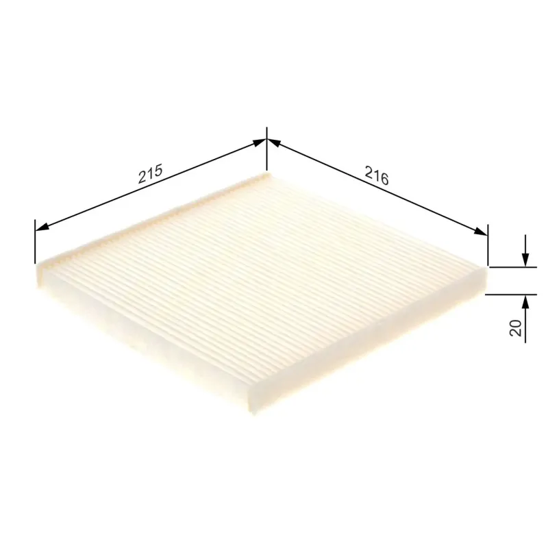 BOSCH 1987432085 Filtro, aire habitáculo