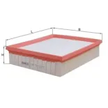 MAHLE LX886 Filtro de aire