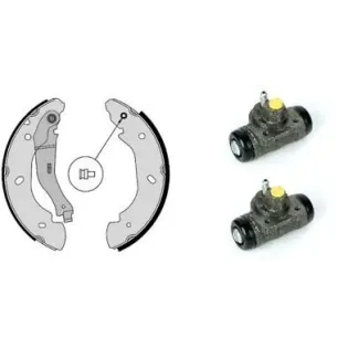 BREMBO H24068 Juego de zapatas de frenos
