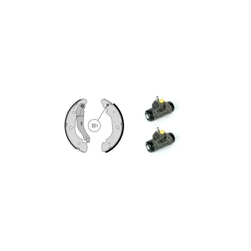 BREMBO H24068 Juego de zapatas de frenos