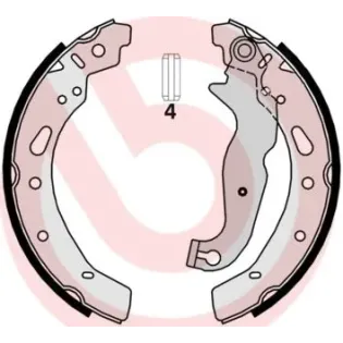 BREMBO S24540 Juego de zapatas de frenos