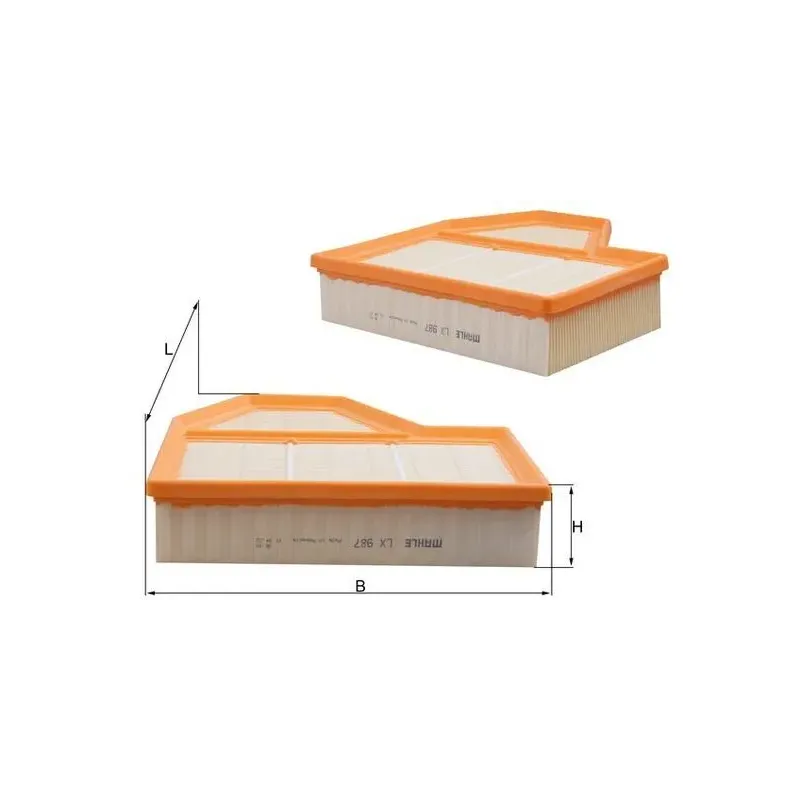 MAHLE LX987 Filtro de aire