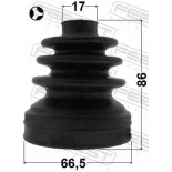 FEBEST 0515-DY3WT Juego de fuelles, árbol de transmisión