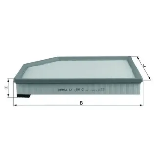 MAHLE LX1591/2 Filtro de aire