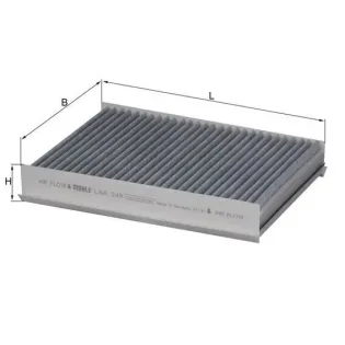 MAHLE LAK249 Filtro, aire habitáculo