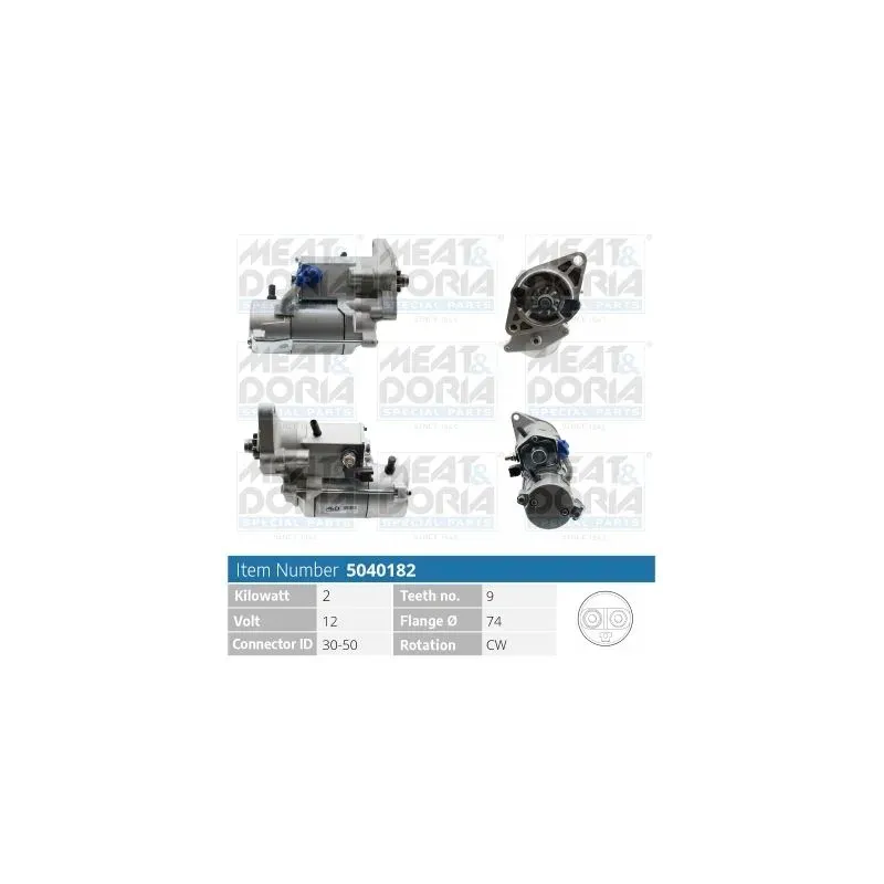 MEAT & DORIA 5040182 Motor de arranque