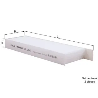 MAHLE LA1256/1/S Filtro, aire habitáculo