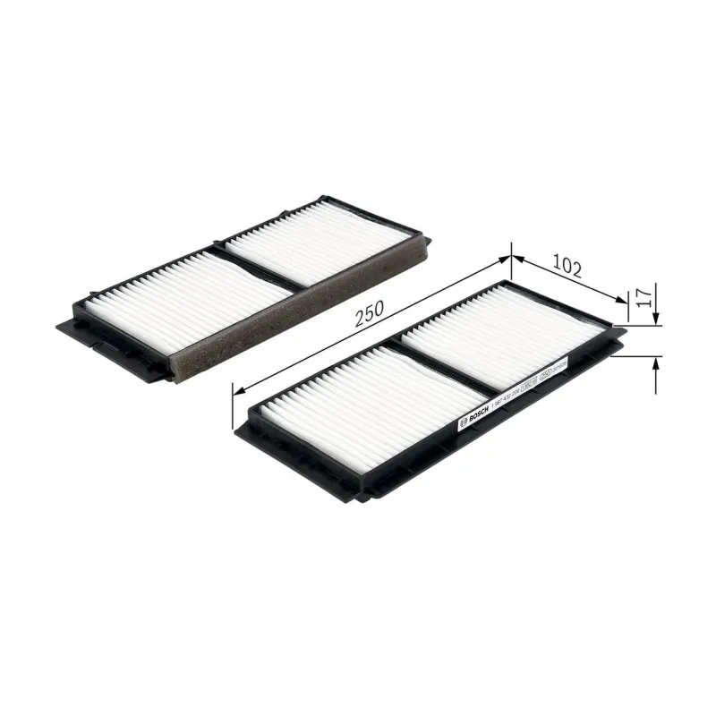 BOSCH 1987432209 Filtro, aire habitáculo