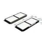 BOSCH 1987432209 Filtro, aire habitáculo