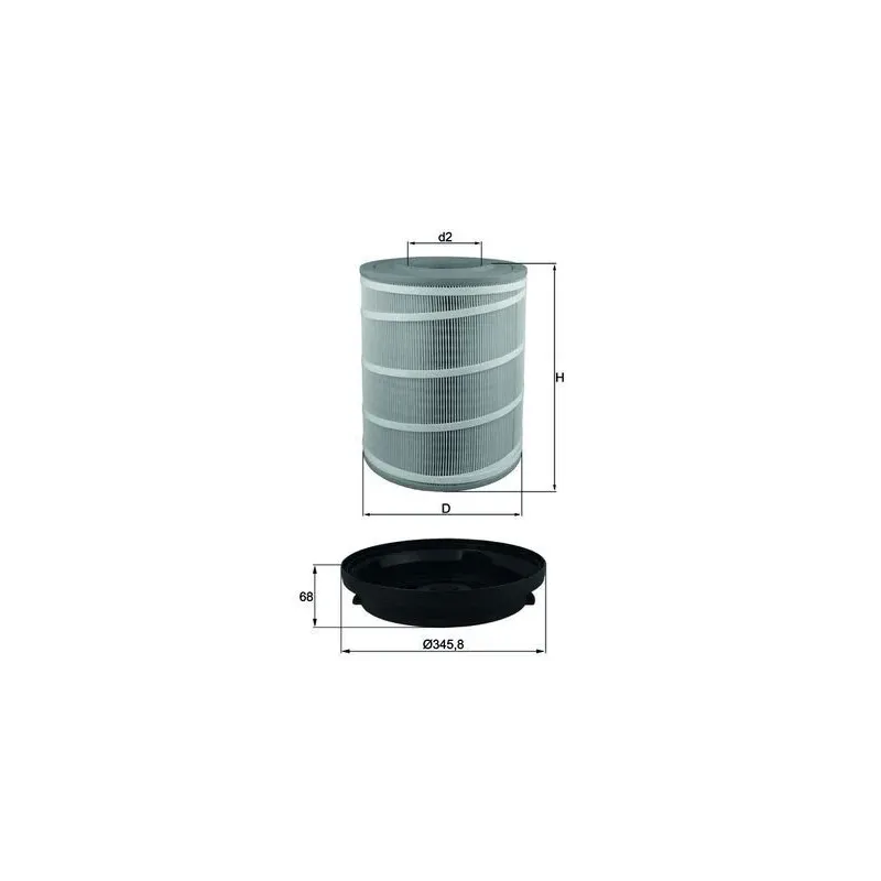 MAHLE LX3480KIT Filtro de aire