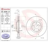 BREMBO 09.N256.21 Disco de freno (Unidad)