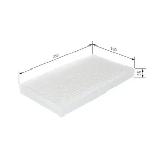 BOSCH 1987432267 Filtro, aire habitáculo