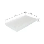 BOSCH 1987432267 Filtro, aire habitáculo