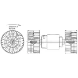 MAHLE AB152000P Ventilador habitáculo