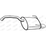 WALKER 23332 Silenciador posterior