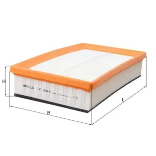 MAHLE LX3344 Filtro de aire
