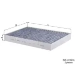 MAHLE LAK292/S Filtro, aire habitáculo