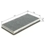 BOSCH 1987432307 Filtro, aire habitáculo