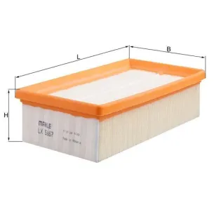 MAHLE LX5867 Filtro de aire