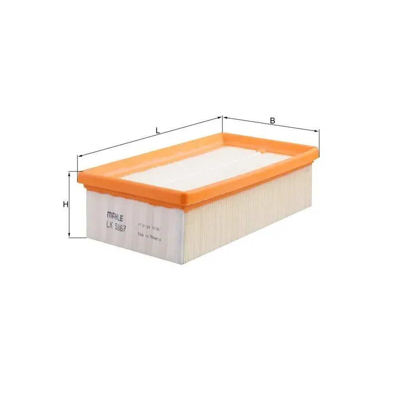 MAHLE LX5867 Filtro de aire