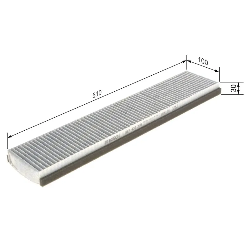 BOSCH 1987432318 Filtro, aire habitáculo