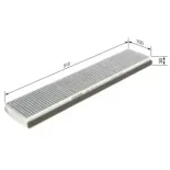 BOSCH 1987432318 Filtro, aire habitáculo