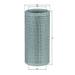 MAHLE LX502 Filtro de aire