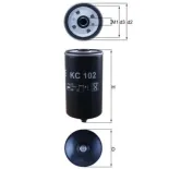 MAHLE KC102 Filtro combustible