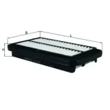 MAHLE LX3751 Filtro de aire