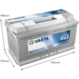 VARTA 600402083K262 Batería de arranque